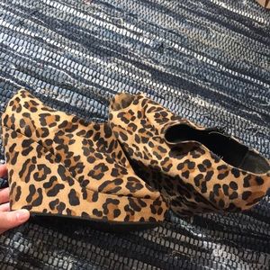 Cheetah print high heels